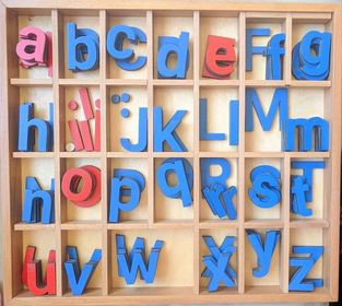 Magnetic Wooden English Letters