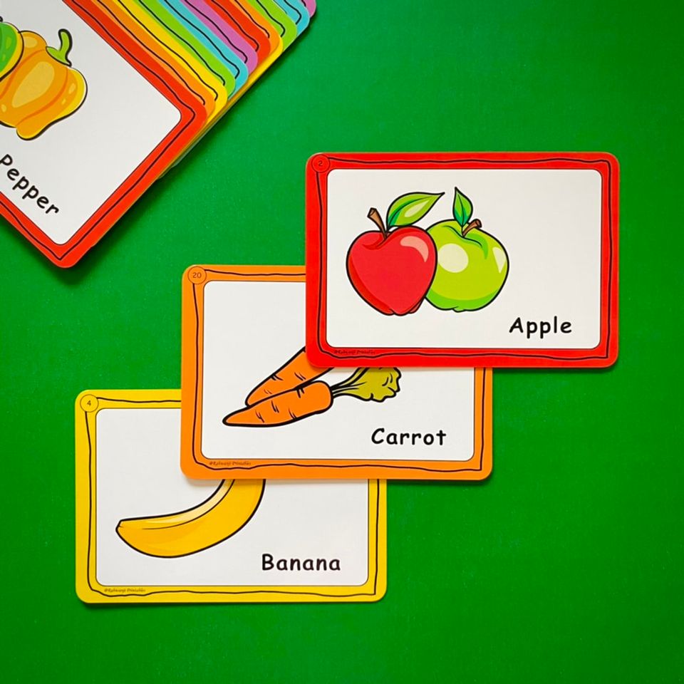 Fruits and Vegetables Flashcards