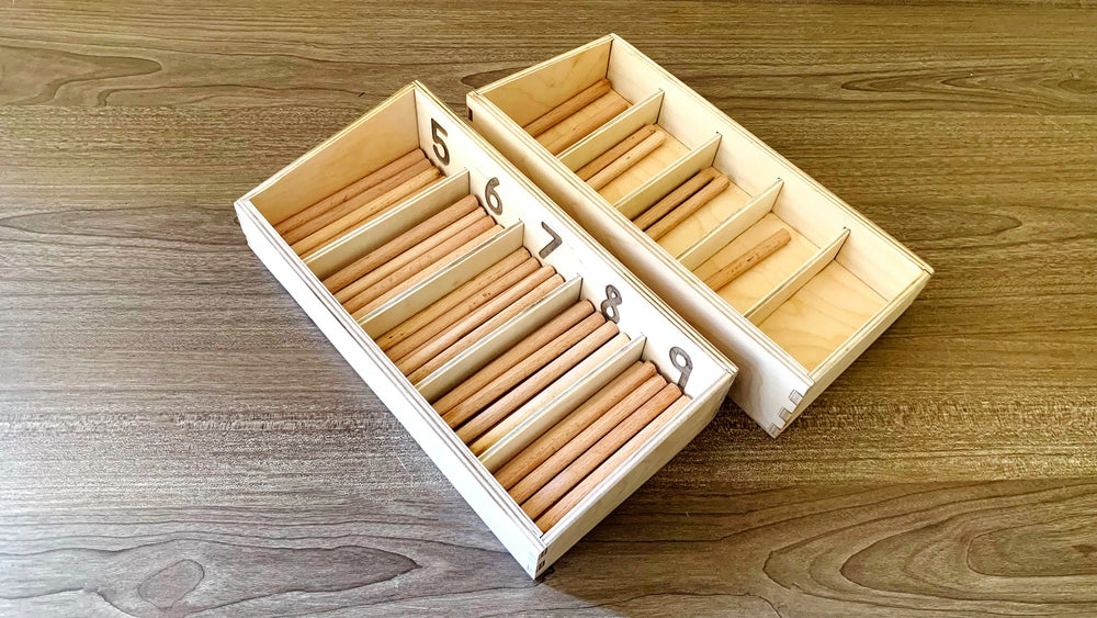 Spindle Wooden Box - صندوق عصيان الغزل الخشبية