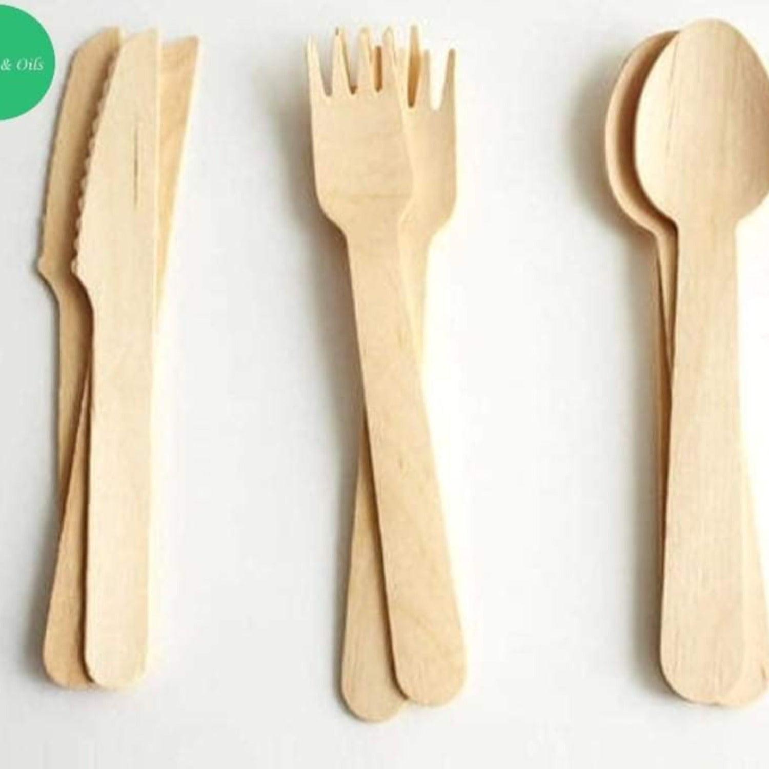 Light Disposable Wooden Cutlery - ملاعق خشبية خفيفة للإستخدام الواحد