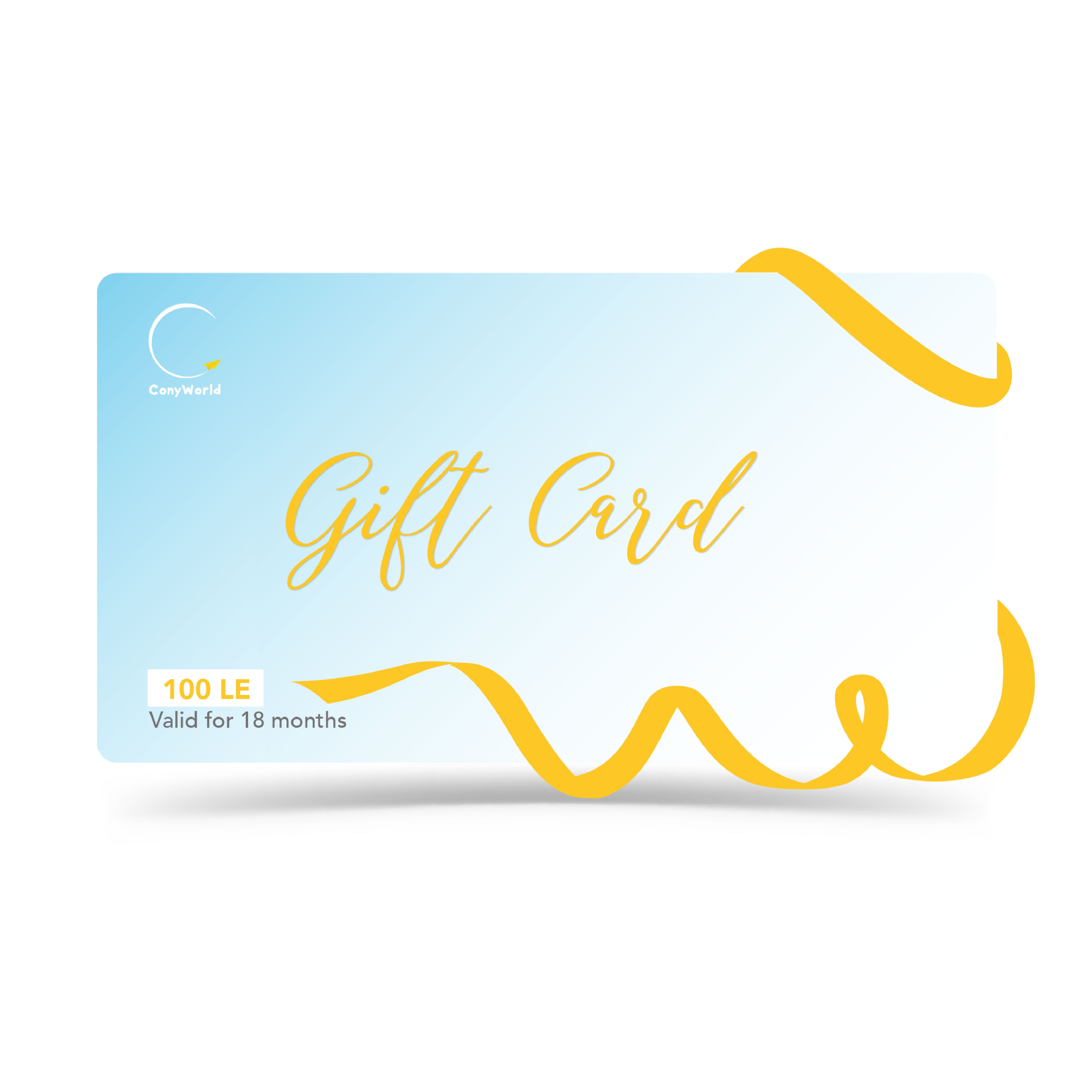 ConyWorld Gift Card - Cony World بطاقة الهدايا من