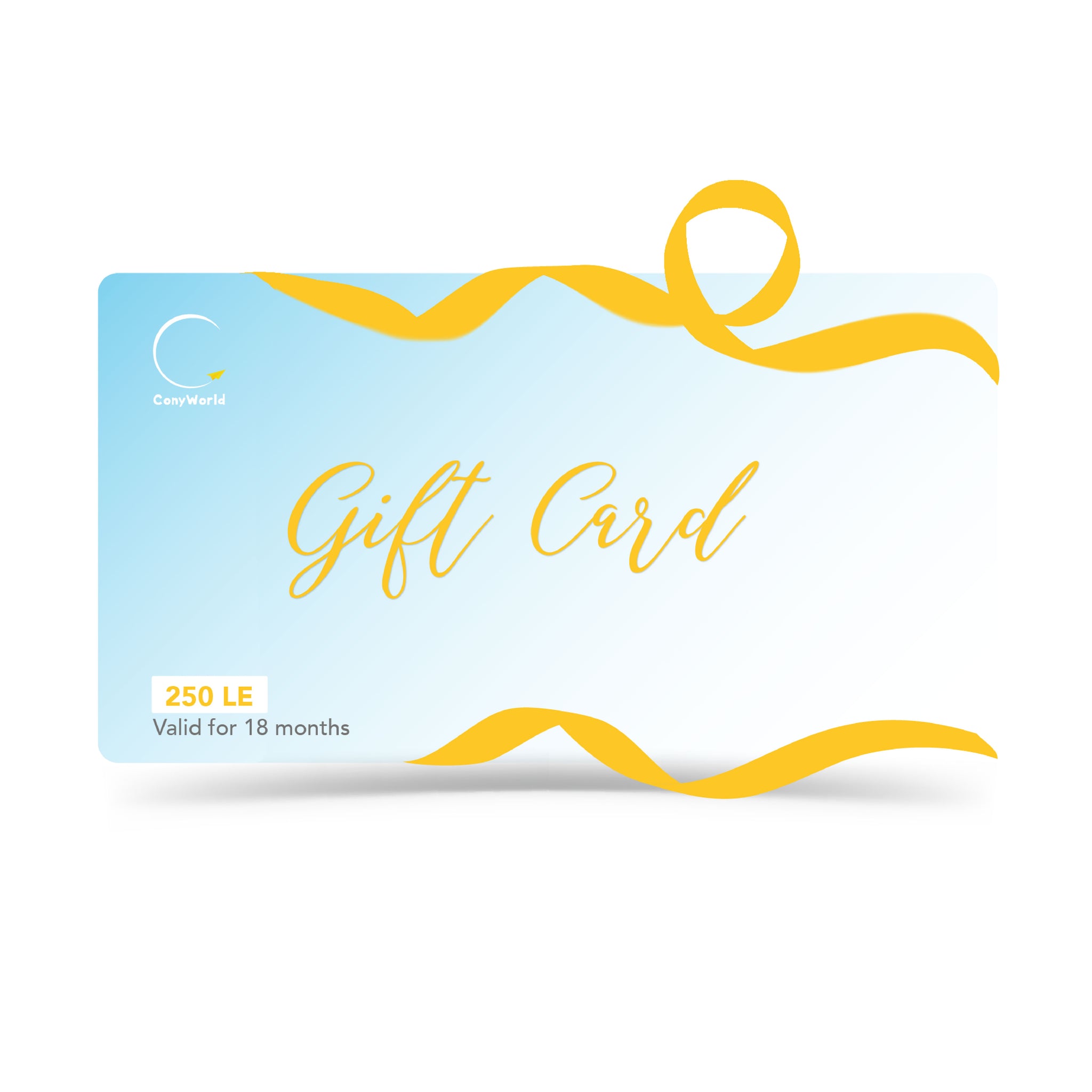 ConyWorld Gift Card - Cony World بطاقة الهدايا من