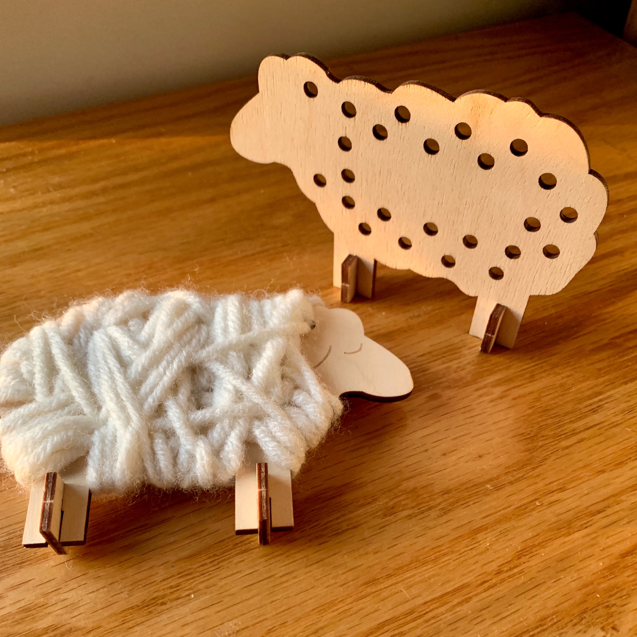 Lacing Wooden Sheep