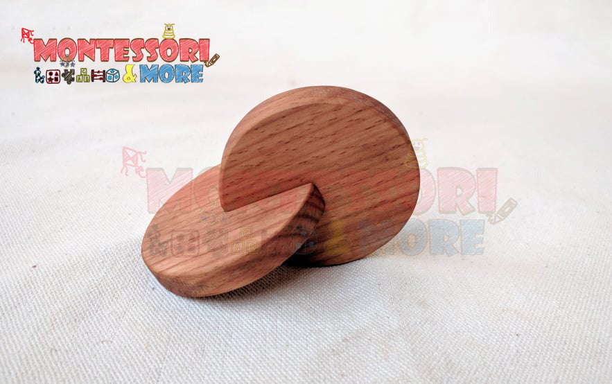 Wooden Interlocking Discs Rattle