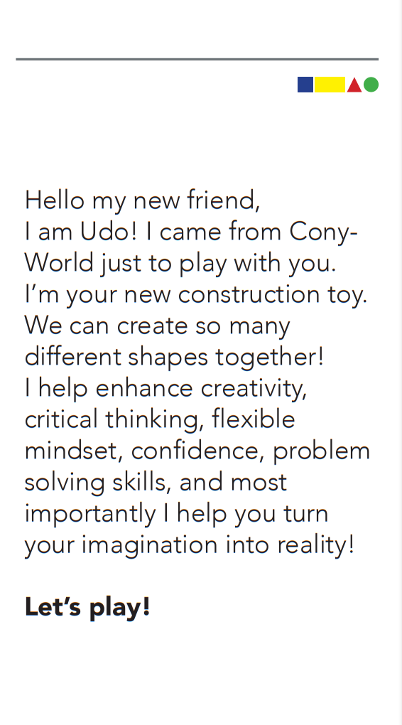 Udo building blocks